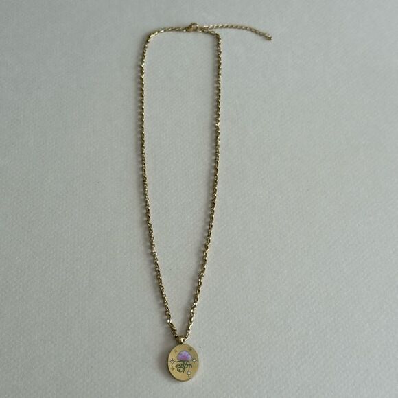 Pink Floral necklace #1718 - Picture 2 of 4